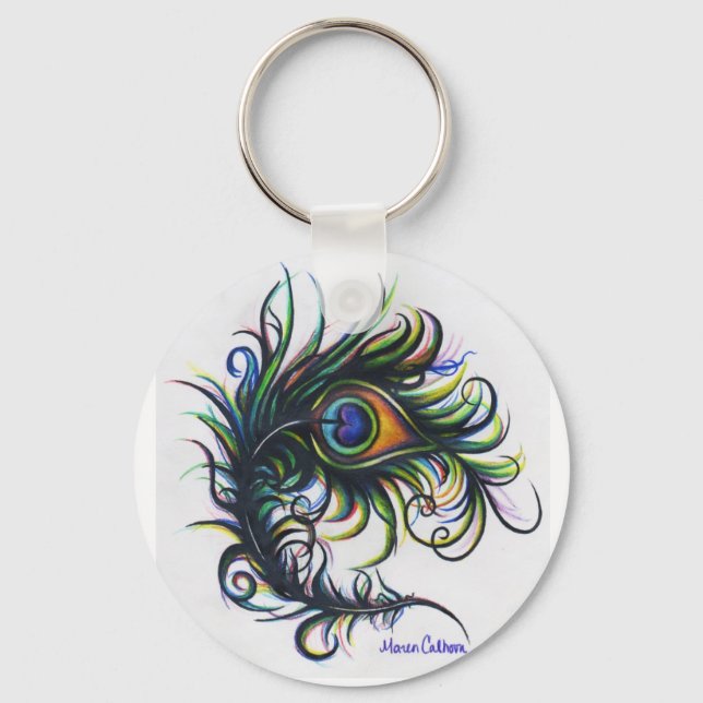 Porte-clés Petit Porte - clé Peacock (Recto)