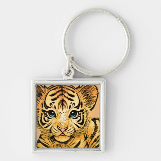 PORTE-CLÉS PETIT TIGER (Devant)