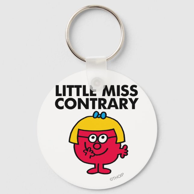 Porte-clés Petite Miss Contraire (Recto)