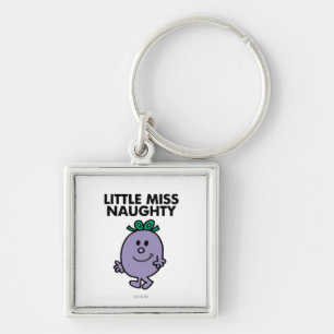 Porte-clés Petite Miss Naughty   Lettres noires