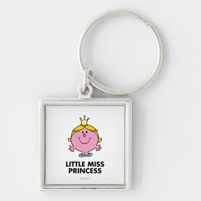 Porte-clés Petite Mlle Princesse | Arrière - plan de la Couro (Devant)