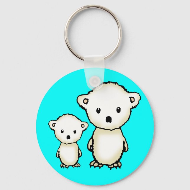 Porte-clés petits ours polaires (Recto)