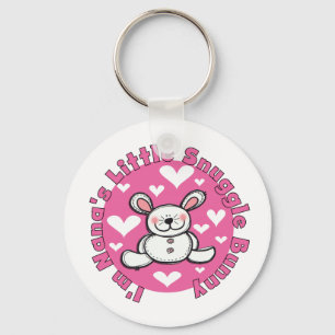 Porte-clés Peu de lapin du câlin de Nana