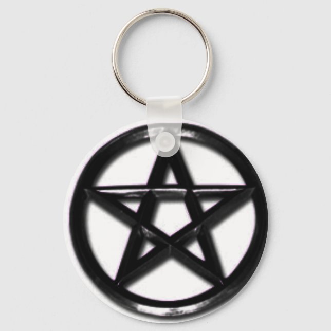 Porte-clés Pewter Pentacle porte - clé païen (Recto)