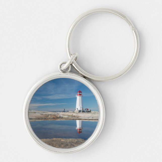 Porte-clés Phare | Canada de la crique de Peggy (Devant)