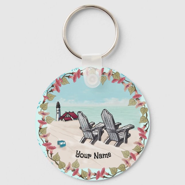 Porte-clés Phare de Beach Chair (Recto)