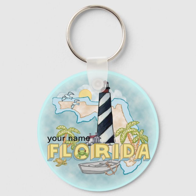 Porte-clés phare de Floride (Recto)