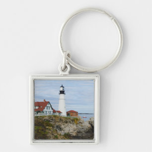 Porte-clés Phare de Portland Headlight sur la côte rocheuse