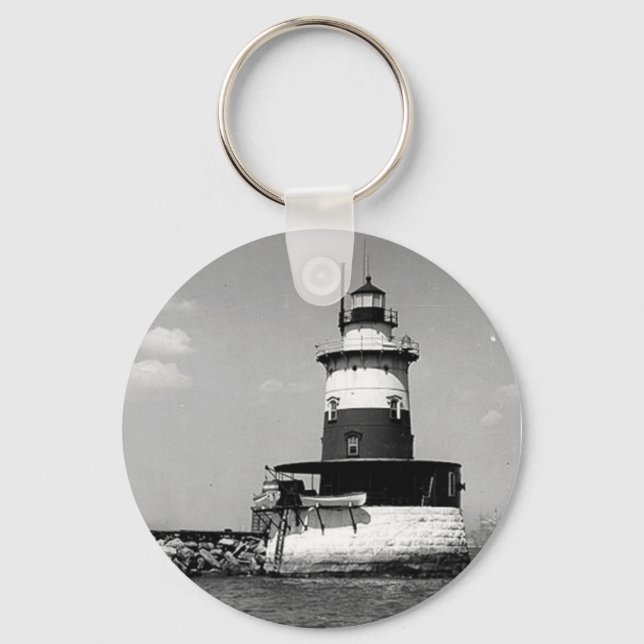 Porte-clés Phare de Robbins Reef (Recto)