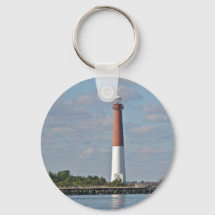 Porte-clés Phare LBI NJ de Barnegat de "vieille prise de bec"