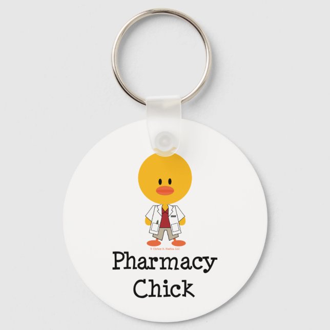 Porte-clés Pharmacy Chick Porte - clé (Recto)