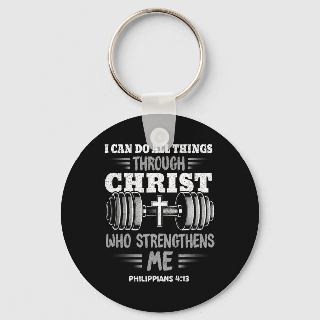 Porte-clés Philippiens 413 Christian Jesus Bodybuilding Peser (Recto)
