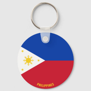 Porte-clés Philippines Drapeau charmant patriotique