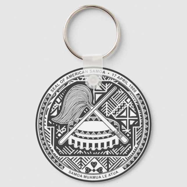 Porte-clés Phoque des Samoa américaines (Recto)