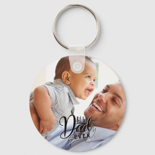 Porte-clés Photo Best Papa Jamais
