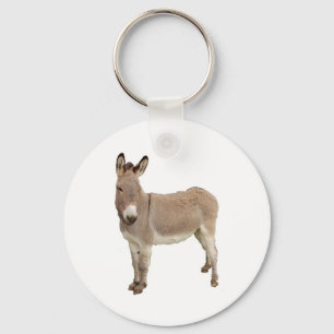 Porte-clés Photo de Burro à Donkey Cute