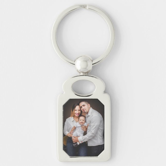 Porte-clés Photo de famille personnalisée personnalisée perso (Devant)