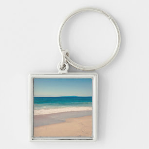 Porte-clés Photo de plage océan bleu Scénique