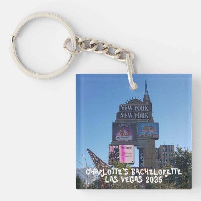 Porte-clés Photo et Nom pour Enterrement de Vie de (Devant)
