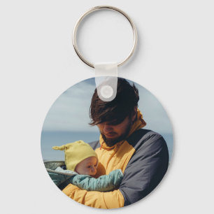 Porte-clés Photo père et fils