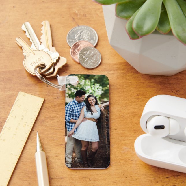 Porte-clés photo personnalisé - Créez votre propre (Bureau)