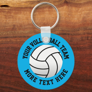 Porte-clés photo personnalisé de volley-ball de pl