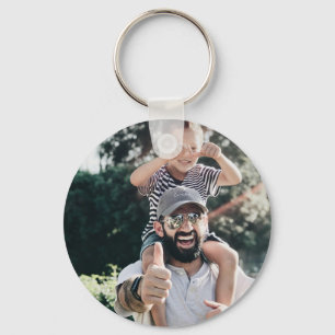 Porte-clés photo personnalisé : Famille en acryliq