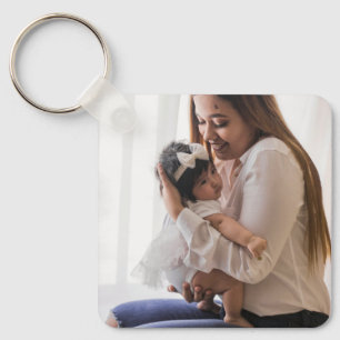 Porte-clés photo personnalisé pour Maman