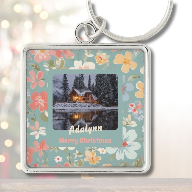 Porte-clés Photo personnalisée Anniversaire Cadeaux de Noël p (Custom Photo Birthday Christmas Gifts for Daughter)