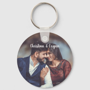 Porte-clés Photo personnalisée Arrondi