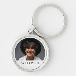 Porte-clés Photo personnalisée Cadeau commémoratif personne s