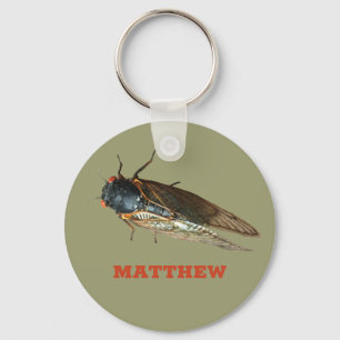 Porte-clés Photo personnalisée de l'insecte Cicada