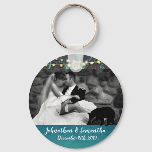 Porte-clés Photo personnalisée Porte - clé Beach Sunset Palm 
