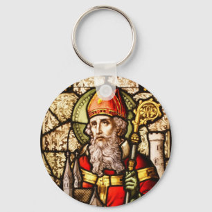 Porte-clés Photo Saint Patrick sur verre tendu