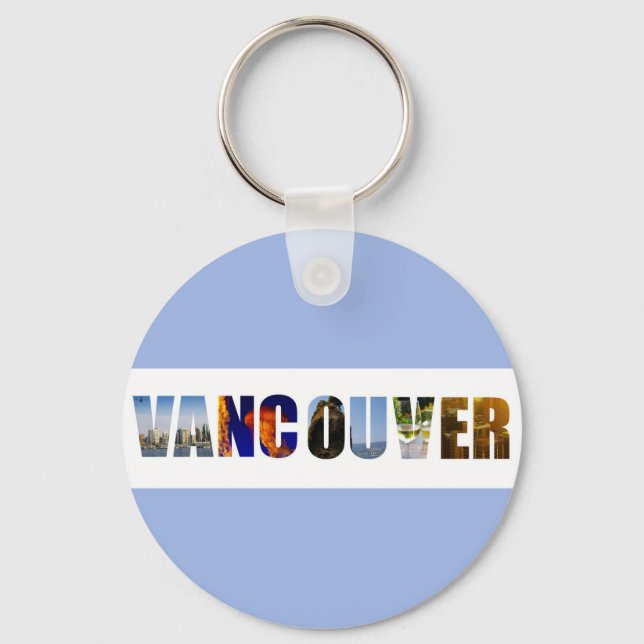 Porte-clés Photos de voyage de Vancouver Canada (Recto)
