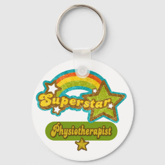 Porte-clés Physiothérapeute de superstar