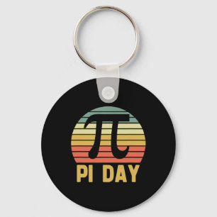 Porte-clés Pi Day Math Vintage Geek Nerd 3.14 Retro Cadeau po
