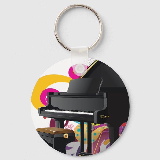 Porte-clés Piano à queue (Recto)