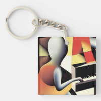 Piano Player - Art aérographe