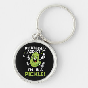 Porte-clés Pickleball drôle