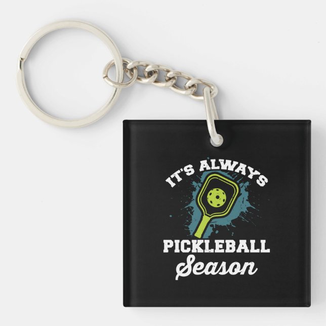 Porte-clés Pickleball Drôle cadeaux de Pickleball (Devant)