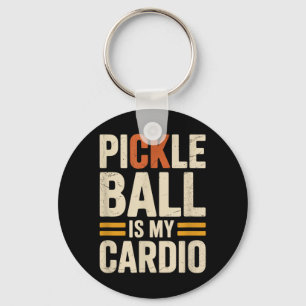 Porte-clés Pickleball est un cardio humour de joueur drôle sa