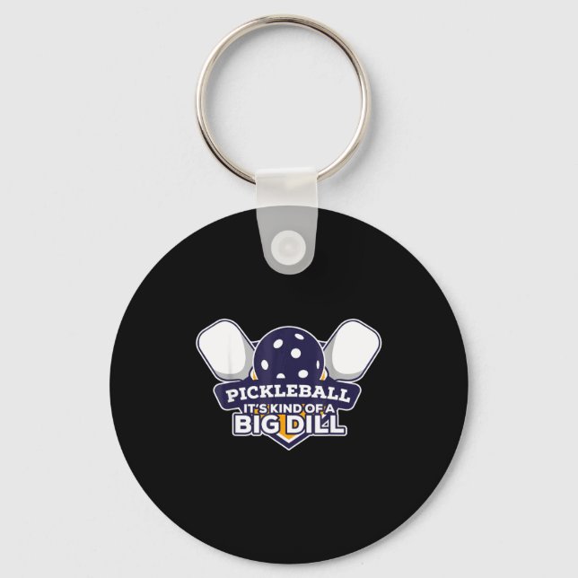 Porte-clés Pickleball un peu un gros problème drôle pickle ba (Recto)