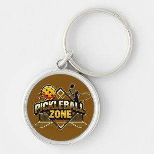 Porte-clés Pickleball Zone - Parfait pour les joueurs passion