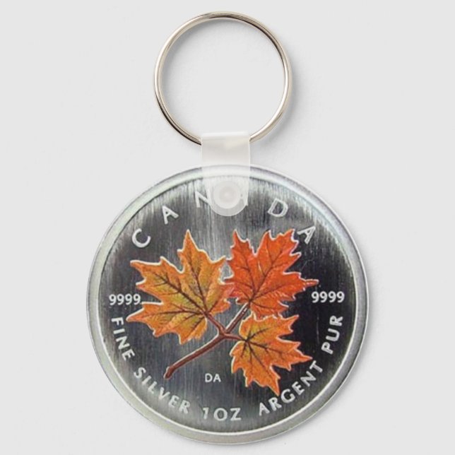 Porte-clés Pièce d'argent du Canada 2001 (Recto)