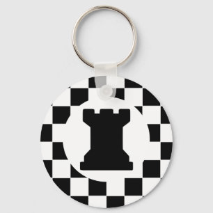 Porte-clés Pièce d'échecs Rook - Porte - clé - Favoris de la 