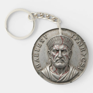 Porte-clés pièce maudite de Judas – Sion‑7 sicle t