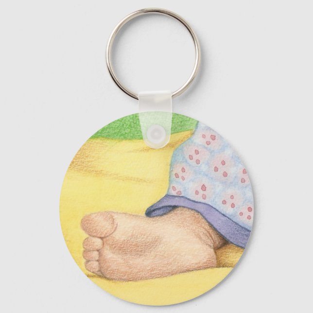 Porte-clés Pied bébé (Recto)