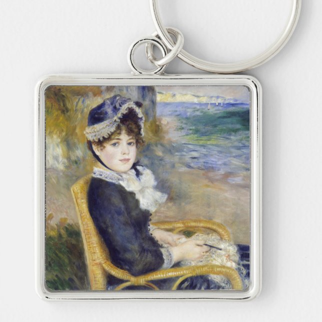 Porte-clés Pierre-Auguste Renoir - En bord de mer (Devant)