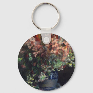 Porte-clés Pierre-Auguste Renoir Vintage Gladioli dans un Vas